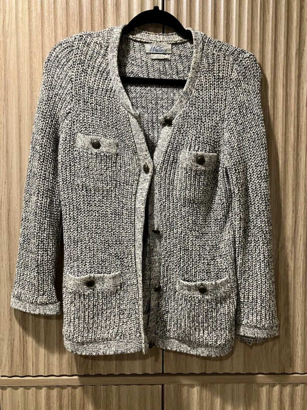 Madewell Black & White Cardigan (L)